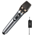 Wireless Microphone Dynamic Microphone for Karoake with Receiver 80ft Transmit