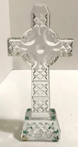 Waterford Crystal 8" Standing Celtic Cross Stamped - Picture 1 of 1
