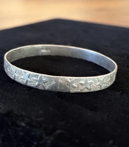 Pulsera estrella de mar Taxco México vintage de plata de ley - Imagen 1 de 10