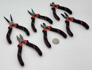 Kreitlaw 6 Piece Mini Pliers - Precision Tools in Zip-Up Case - Picture 1 of 3
