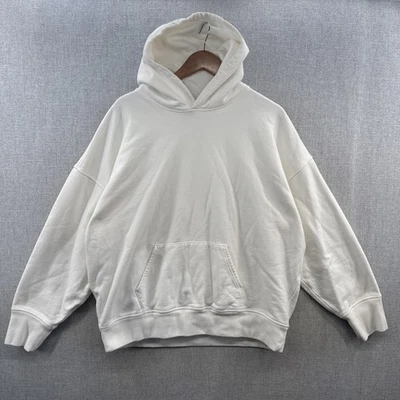 Suéter con Capucha Hecho y Hecho a Mano por Levis para Hombres Grande Blanco Pullover Informal Adulto Foto 1 de 4