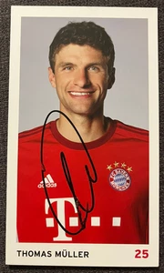ORIGINAL Autogramm Thomas Müller FC Bayern München 2015/2016 - Picture 1 of 1