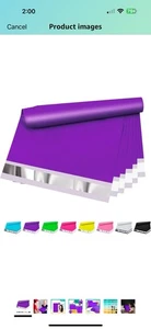 100 Purple Poly Mailers Shipping Bags Premium Packaging 10x13 US Seller - Picture 1 of 3
