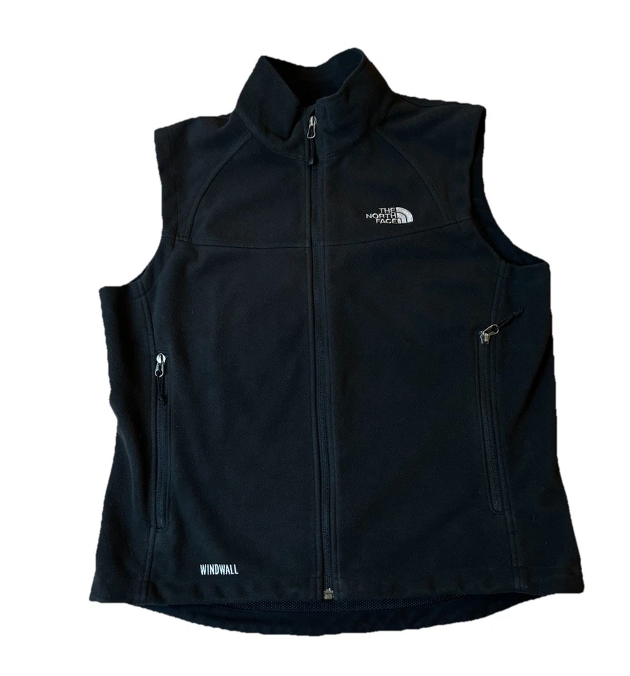 CHALECO MUJER THE NORTH FACE WINDWALL GRANDE NEGRO CREMALLERA COMPLETA CAPAS Foto 1 de 4