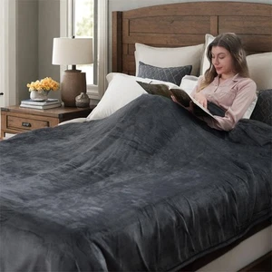 Electric Blanket 72"x84" Full Size Heated Blanket with 6 Heat Settings & 10 H... - Picture 1 of 7
