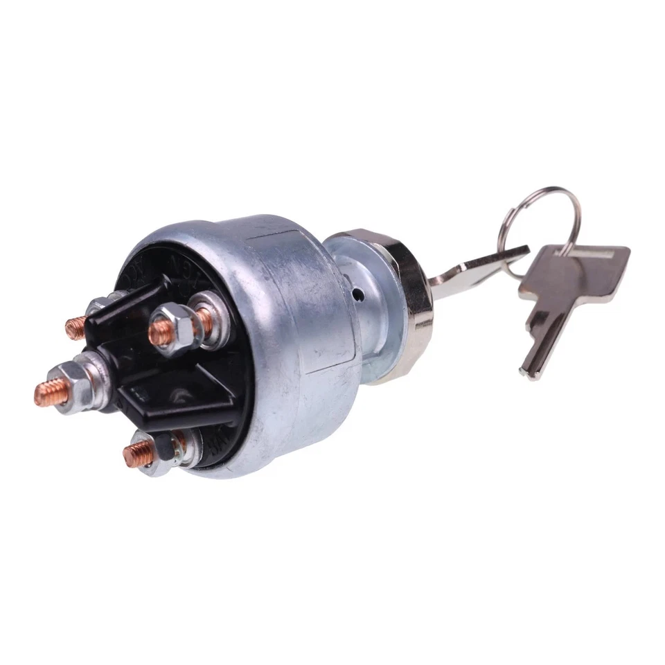 Interruptor de encendido 641833 con 2 llaves para New Holland y Case IH C175 C185 C190 L35 Foto 1 de 1