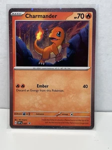 Pokémon Karte Charmander SVP 047 S&V 151 Black Star Promo - Bild 1 von 2