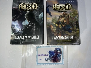 Ascend Online Books 1 & 2 Collector's Edition Signed Bookplate BY Luke Chmilenko - Imagen 1 de 5