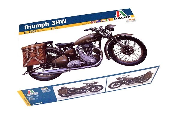 Модель мотоцикла ITALERI 1/9 мотоцикл Triumph масштаб 3HW хобби 7402 T7402 - Изображение 1 из 1