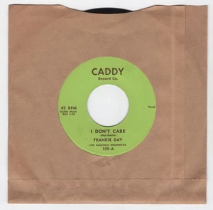 W Coast R&B/ FRANKIE DAY/BOBBY PIERCE I Don't Care/100 Years From Today M- HEAR! - Picture 1 of 2