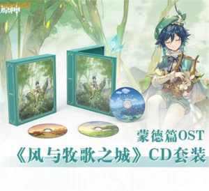 Genshin Impact Mihoyo Official Mondstadt City of Winds and Idylls OST 3CD Set - Picture 1 of 8