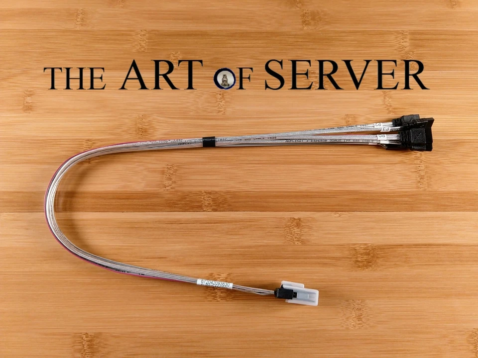 Supermicro CBL-0097L-03 51/51cm SFF-8087 To 4x SATA forward breakout +sideband - Image 1 of 4