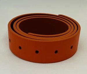 The White Ball Herren Gürtel orange verstellbar 30-33,5" 35mm breit nur Riemen Gr.32 - Bild 1 von 7