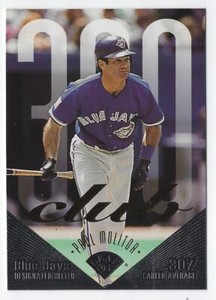 1995 Leaf 300 Club Insert #2 Paul Molitor Toronto Blue Jays