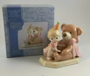 Precious Moments 2009 Happy Birthday Girl Cake Topper 934007 NEW - Picture 1 of 3