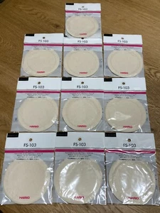 10 Packs Hario HARIO Coffee Filter Cloth Siphon 5 Pieces FS-103 TCA-2/3/5 MCA-5 - Picture 1 of 5