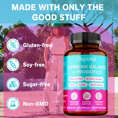 BUPORAI Hormonhaushalt + Probiotika – Lindert Prämenstruelles Syndrom Und Müdigkeit