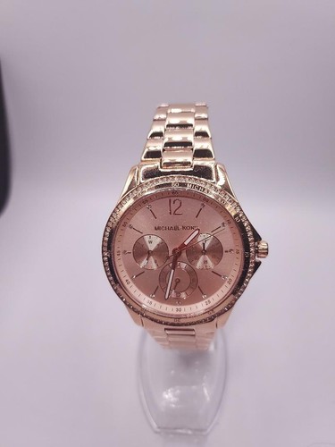 Orologio Michael Kors Donna Cronografo Riley Oro Rosa Acciaio Inox MK6656