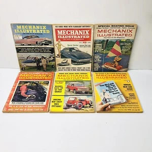 Mechanix Illustrated Magazine Bundle Vintage 1960s Motorbikes Cars Books - Picture 1 of 23