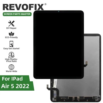 REVOFIX For iPad Air 5 2022 Top Quality Screen Replacement A2589 Touch Display Digitizer