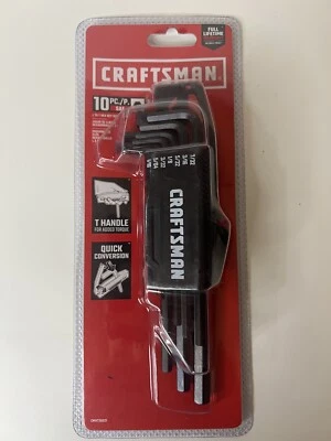 Craftsman 10 Piece Standard Hex Key Set CHMT26021 - Image 1 of 4