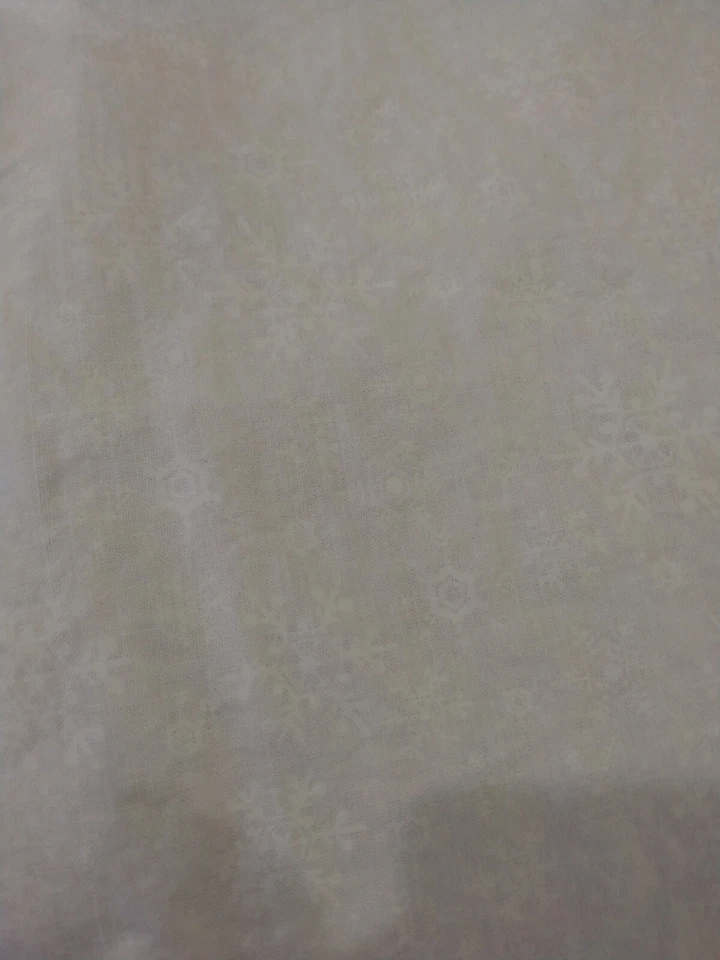 Moda WINTER FLURRIES 6883 21 White Snowflakes HOLLY TAYLOR Quilt Fabric - Image 1 of 3