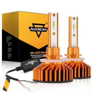 AUXBEAM 880/881 LED Fog Light Bulbs White 6000K for Hyundai Veloster 2012-2017 - Picture 1 of 12