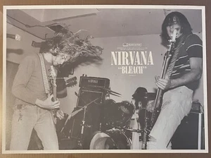 NIRVANA • BLEACH • VERY RARE Sub Pop Records double-sided promo poster • 18”x24” - Picture 1 of 8
