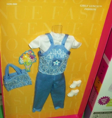 Barbie Fashion Avenue Niñas Almuerzo Conjunto Accesorios 1999 Mattel Foto 1 de 4