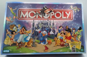 BOARD GAME, DISNEY MONOPOLY, COMPLETE, 2001 Release - Picture 1 of 2