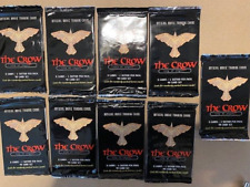 The Crow City Of Angels Movie Trading Card Pack 8 Cards + 1 Tattoo 1996 9 packs