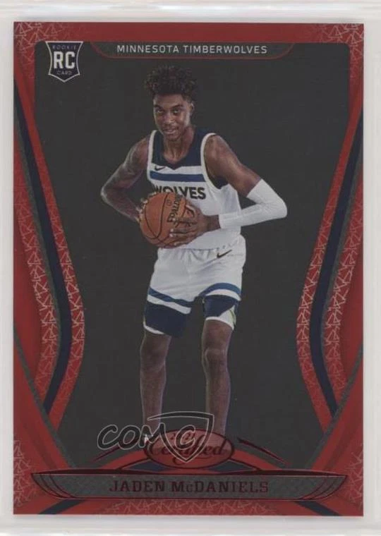 2020-21 Certified Mirror Red Jaden McDaniels #173 Rookie RC