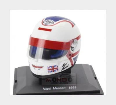Casco 1:5 EDICOLA F1 Casco Nigel Mansell 640 F1-89 Ferrari 1989 HELFE07 Modelb - Immagine 1 di 2