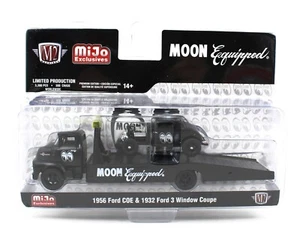 1:64 M2 Machines *MiJo EX* MOONEYES 1956 Ford COE & 1932 Ford Coupe *NIP* - Picture 1 of 1
