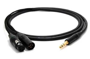 Enoaudio Mogami 2930 Insert Cable | Neutrik Gold 6.3mm TRS Jack - XLR (in/out) - Picture 1 of 5