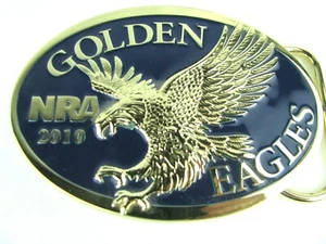 NRA GOLDEN EAGLES HEBILLA DE CINTURÓN - Perfecto Estado - EN LA CAJA 2010 - Imagen 1 de 4