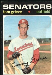 1971 Topps #167 Tom Grieve RC - GOOD