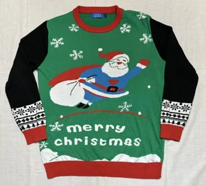 SSLR Boy's Collection Crew Neck Pullover Ugly Christmas Sweater Size XL - Picture 1 of 7