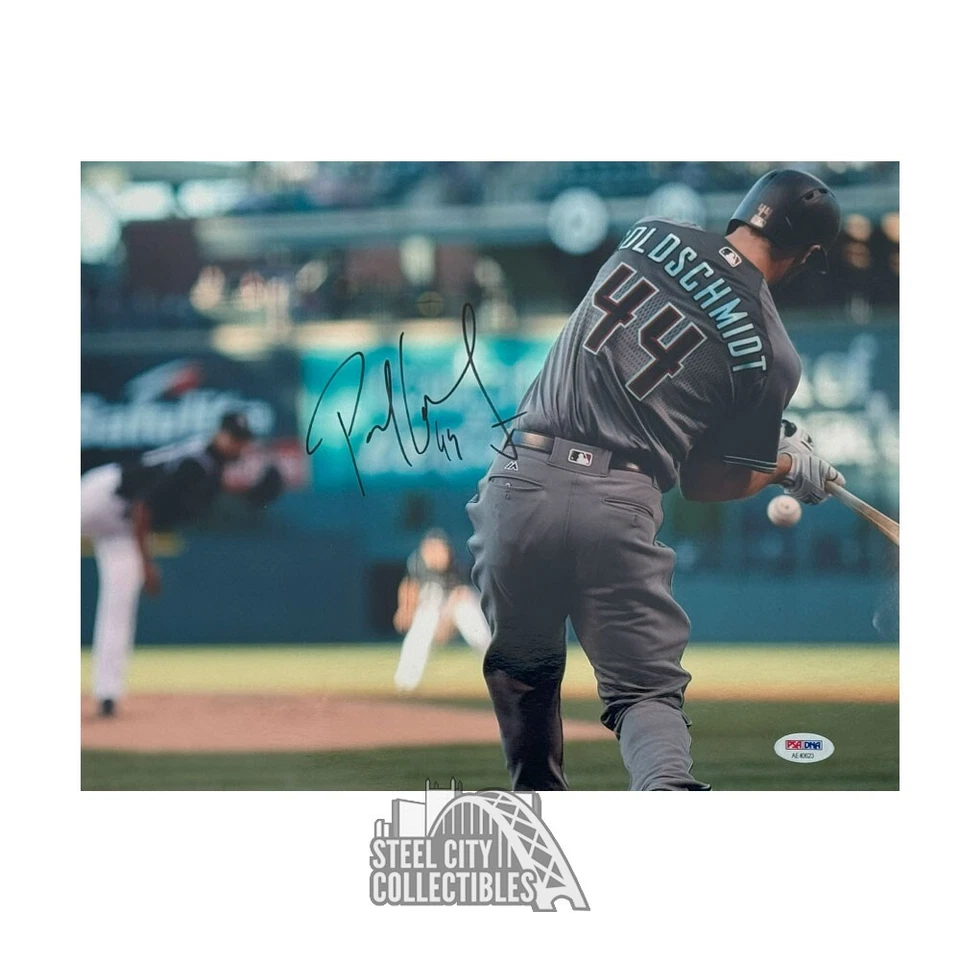 Paul Goldschmidt Autographed Arizona Diamondbacks 11x14 Baseball Photo - PSA/DNA - Image 1 of 1