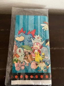 Vintage Pokemon Plastic Party Tablecloth Tablecover DesignWare 2000 54" x 96" - Picture 1 of 3