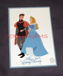 Mary Costa signed Sleeping Beauty postcard Walt Disney classic animation RARE - Picture 1 of 1