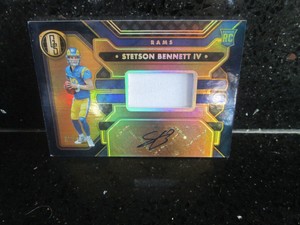 2023 Panini GOLD STANDARD GOLD RPA STETSON BENNETT IV / RAMS! 06/10! WOW!