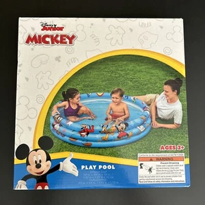 Disney Junior Kids Play Pool Mickey And Friends 48x10 Holds 37 Gallons - Picture 1 of 2