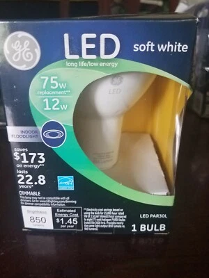 G E LIGHTING LED Bulb, PAR 30, Long Neck, 12-Watt  - Image 1 of 4