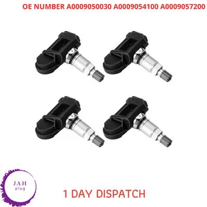 4 TPMS TIRE PRESSURE MONITORING SENSORS MERCEDES BENZ B250 C230 C250 A0009050030 - Picture 1 of 8