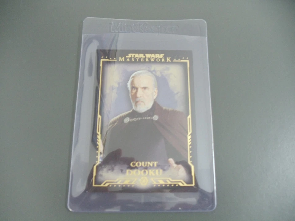 STAR WARS 2015 TOPPS MASTERWORK COUNT DOOKU GOLD PARALLEL CARD /99 - Image 1 of 1