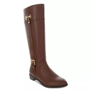 Karen Scott Deliee2 kniehoher Damen-Reiterstiefel Größe US 7,5 M cognac Kunstleder - Bild 1 von 6