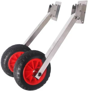 Easy Load Boat Launching Wheels Set for Inflatable Boat & Aluminum Boat - Picture 1 of 7