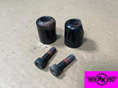 kawasaki ninja zx10r zx6r zx6rr zx9r zzr600 HANDLEBAR END CAPS WEIGHTS  - Image 1 of 4