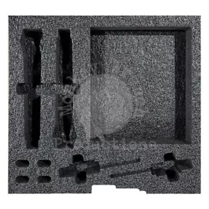Inserto de espuma para 2 micrófonos inalámbricos, se adapta a cajón rack 2U - Imagen 1 de 5